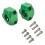Motorcycle Handlebar Riser Aluminum Alloy Green 3