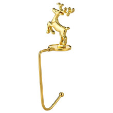 Christmas stocking holders metal non-slip mantel hooks 4