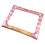 Plastic Birthday Photo Frame Pink Lightweight 1 Pc 3