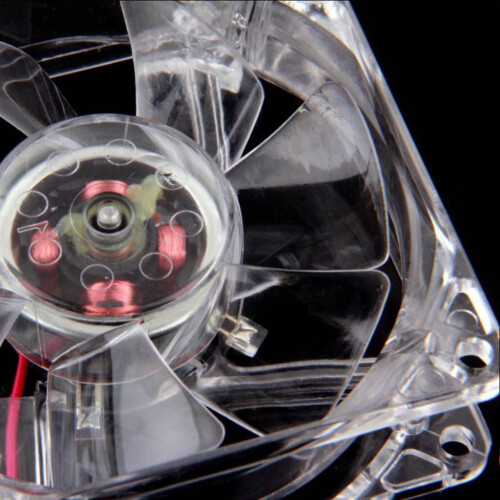 80 mm computerkoelventilator 12V 4-pins dubbele opening 1