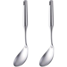 Cuchara para servir arroz de acero inoxidable, paquete de 2