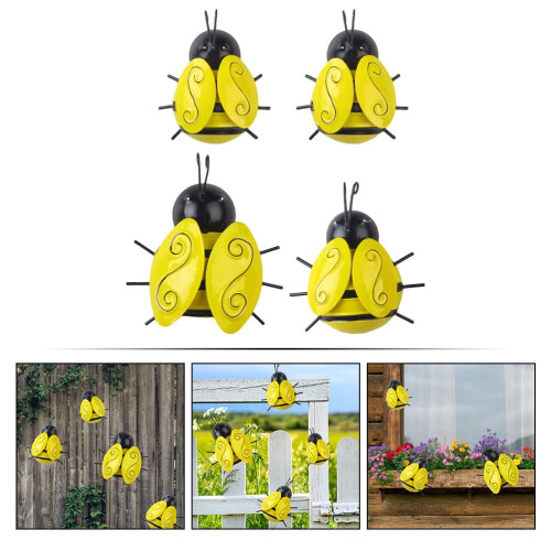 Bienen-Wandskulptur für den Außenbereich (4-teilig) 2