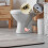 Keramik-Vogel-Toiletten-Schraubkappe, rosa 5
