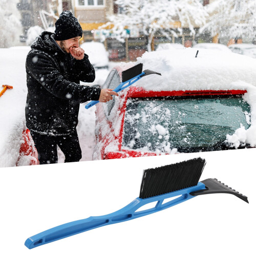 Autoschneebürste und Eiskratzer mit langem Griff 1