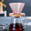 Cafetera de vidrio con filtro reutilizable y 4