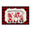 Valentine's Day red lattice placemat 1 piece 1