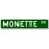 Comhartha Sráide Monette Drive Miotal 4x16 Orlach 1