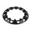 ATV wheel rim hub protector black 10 inches 1