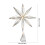 Harliver Silver Christmas Tree Topper Star 5-Point Pre-lit 2