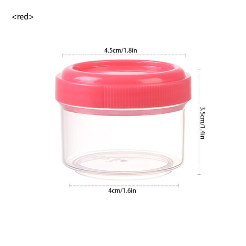 Δοχεία για σάλτσες σαλάτας στεγανά 1oz-4 κόκκινα 1