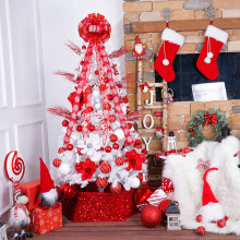 Nœud décoratif pour sapin de Noël avec ruban à motifs d'étoiles