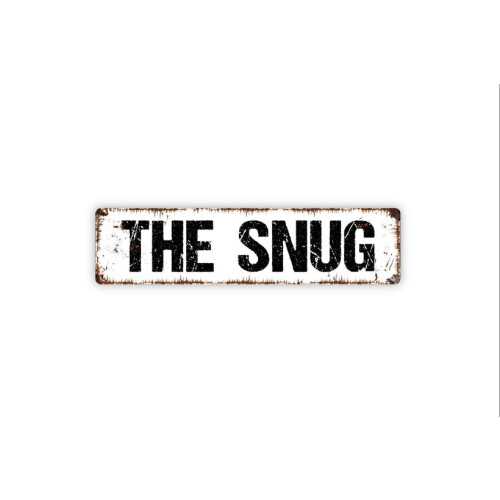 Placă Snug Sign Relax Zen Den Cuddle Hangout 4x16Inch