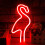 LINLIN LED flamingo neonljus batteri/USB-driven 1 st 1