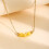 Collier en acier inoxydable avec pierre, style chinois 4