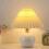 Lampada da comodino retrò USB con base in ceramica e LED (1 pezzo) 1