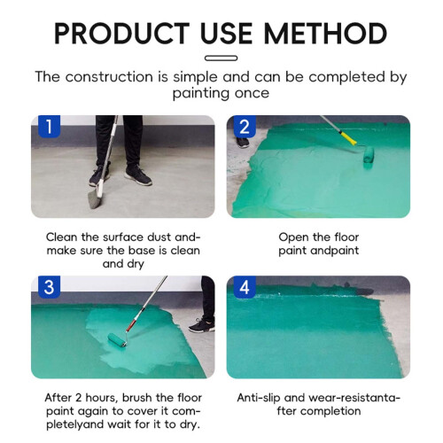 Water-Based Epoxy Floor Paint for Cement Floors 3-in-1 2