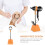 Support de rangement pour sèche-cheveux orange sur pied (1 pièce) 5