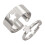 Anillos de pareja estilo punk de Star Moon Hollow 1