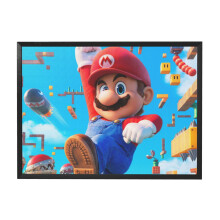 Super Mario wall art cartoon framed 1 piece