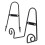 Metal Plate Display Stand for Photos or Dishes 2pcs 1