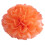 Pompons de papel de seda branco, 10 cm, 5 unidades 1