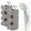 AuroraX Wall Mount Shower Head Holder 2 Pcs 4