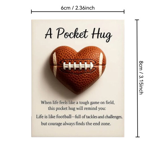 Baseball Pocket Hug Token Inspirational Keepsake 1pc 2