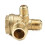 Brass 3-Port Male Thread Check Valve for Air Compressor 1PC 2