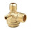 Brass 3-Port Male Thread Check Valve for Air Compressor 1PC 3