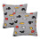 Capas de almofada Mickey Mouse 40 x 40 cm, pacote com 2 unidades 1