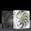Computerbehuizingventilator 12 cm, intelligente snelheid, stille koeling 6