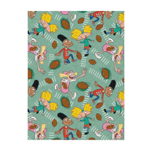 Couverture en peluche Hey Arnold 101,6 cm x 76,2 cm