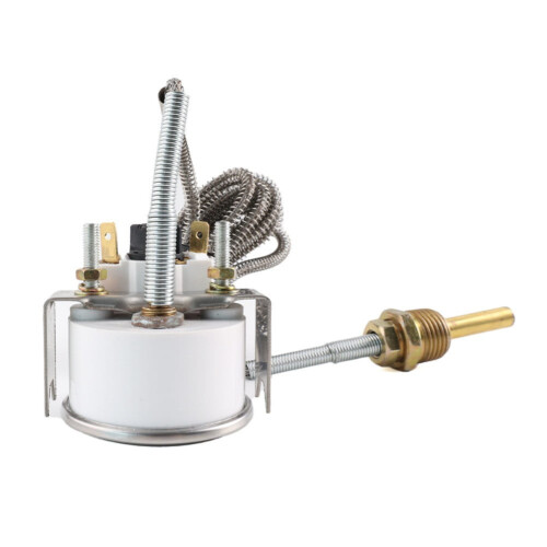 12V Mechanical Water Temperature Gauge with Sensor 52mm 2