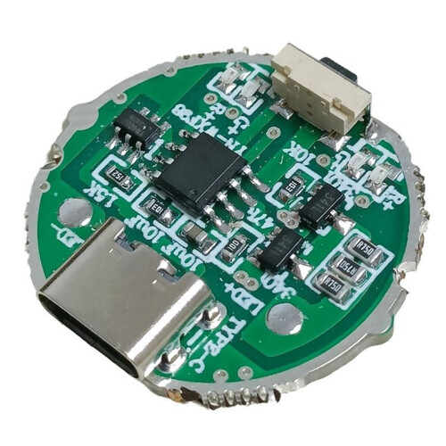 3X Side Press Strong Light Flashlight Driver Board  Circuit Board USB Interface Circuit Board DIY Accessories 10W 2