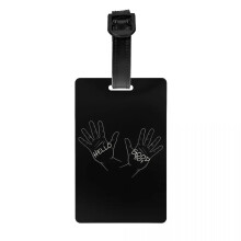 Umbrella Academy luggage tag with privacy cover