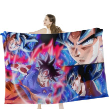 Couverture en flanelle Hggkaie, motif Dragon Ball, légère et douce, idéale pour le lit, le canapé, le bureau et les voyages - 127 x 102 cm (50 x