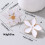 Vintage Geometric Flower Ring Gold Silver Adjustable 3
