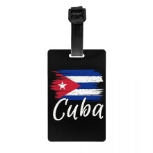Cuba Flag Luggage Tag for Suitcases 2-Pack