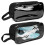 Soccer Shoe Bag Water-Resistant 2-Pack Black 4