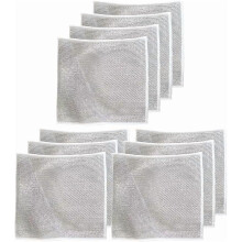 Tampons à récurer métalliques anti-rayures, lot de 10
