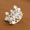 Alloy Crown Cake Topper Set 3 Silver Mini Crowns 3