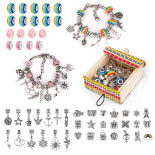 Kit de bijuteria DIY para meninas de 7 a 13 anos, pulseira