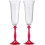 Krystal Champagnefløjter Rød Stilk 6oz 2 stk. 1