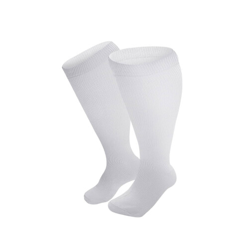 Men's Wool Thermal Knee-High Socks White 4XL 1