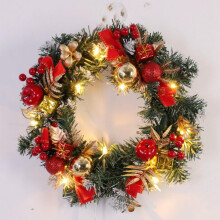 Guirlanda de Natal TOPWONER iluminada para exterior, 60 cm (24 polegadas)