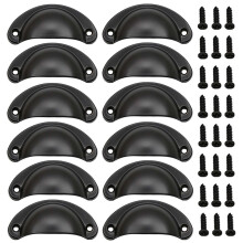 Cabinet Cup Pulls Bronze 3 Inch 12 Pack