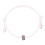 Wolframcarbide armband met noodkoord (1 stuk) 1