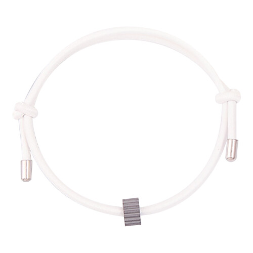Wolframcarbide armband met noodkoord (1 stuk)