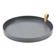 Rund smykkebakke Dekorativ opbevaringsbakke 1 stk.