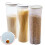 Plastic Spaghetti Pasta Storage Container with Locking Lid 1